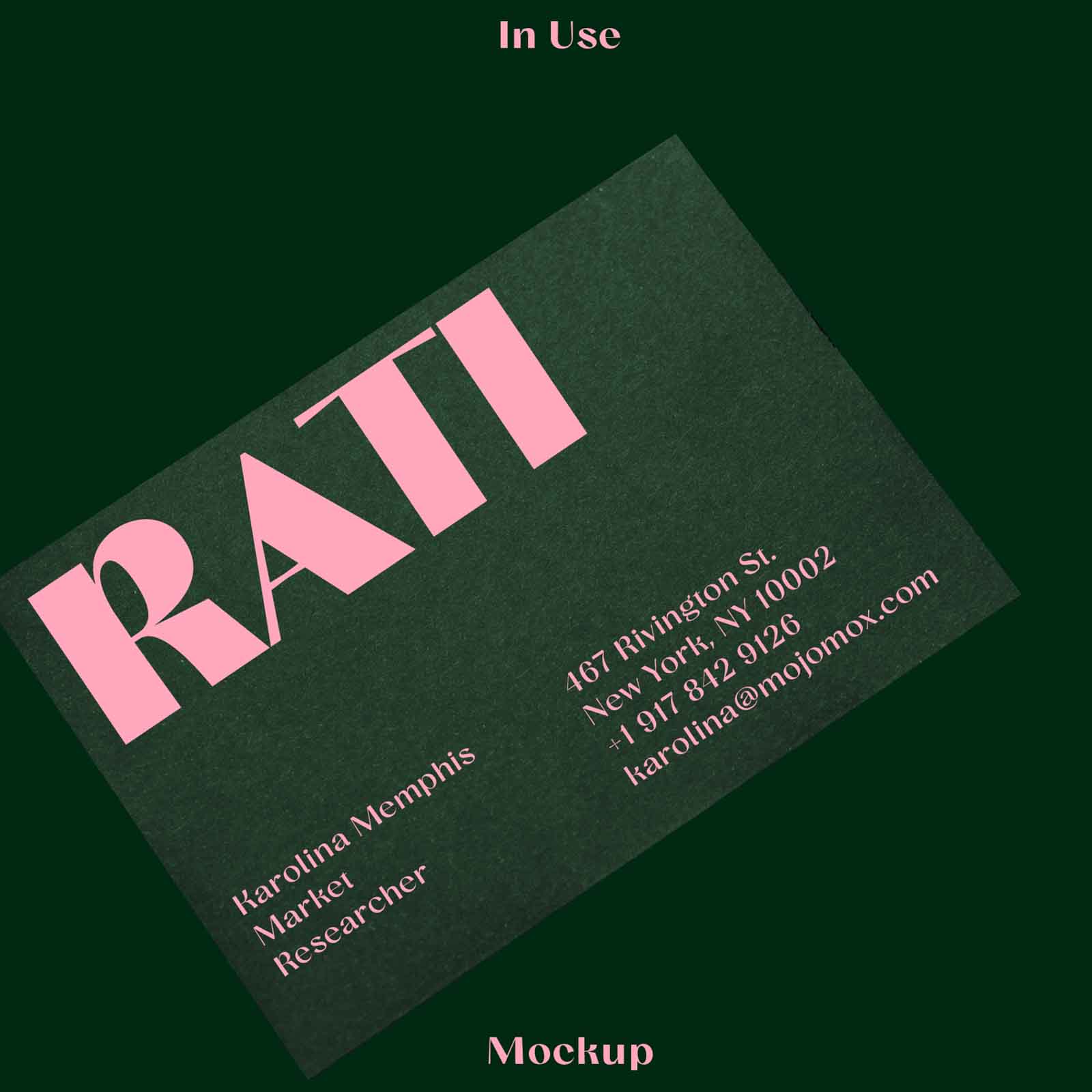 Rati—Friendly sans-serif font for modern, edgy branding