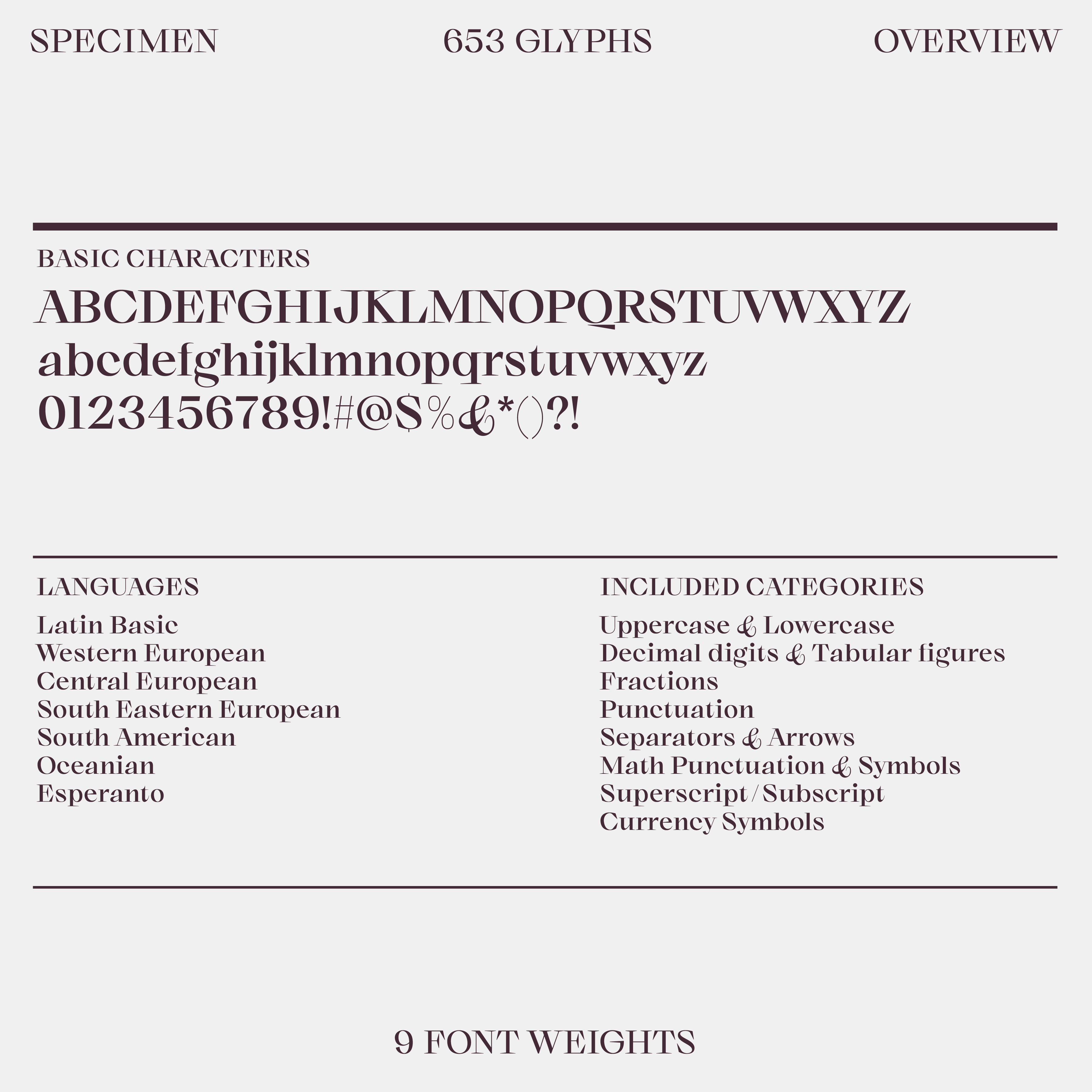 Rozi—Modern, elegant font with sharp serifs