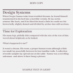 Rozi headline and body text sample