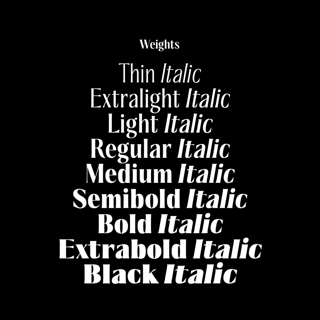 Saltz Serif—Sharp Condensed Font for Fashion & Beauty Branding