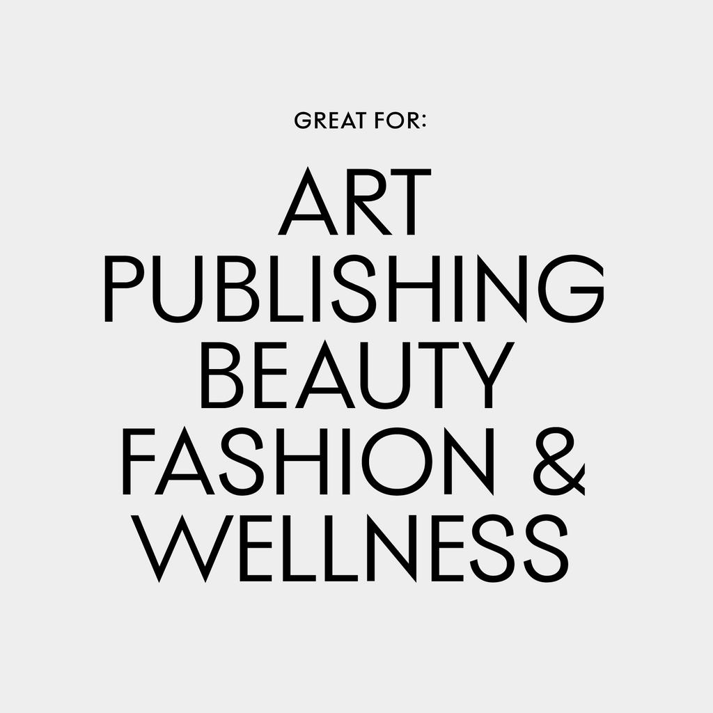 pointy font for beauty, fashion, food, and publishing