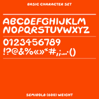 Skay handwritten bubble alphabet, uppercase and lowercase