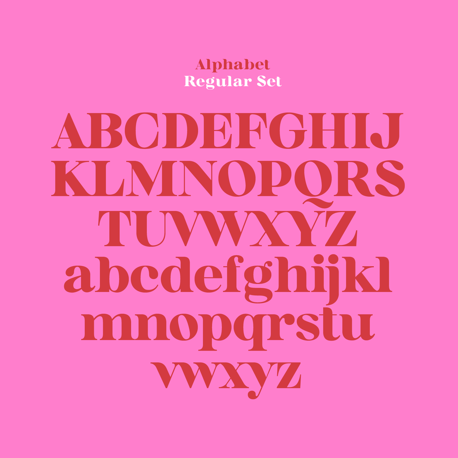 Bauhaus Soft bold organic rounded serif alphabet, uppercase and lowercase