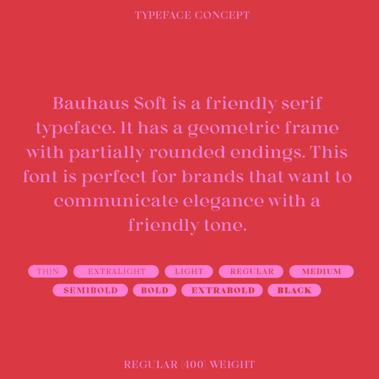 Bauhaus Soft—Organic serif font