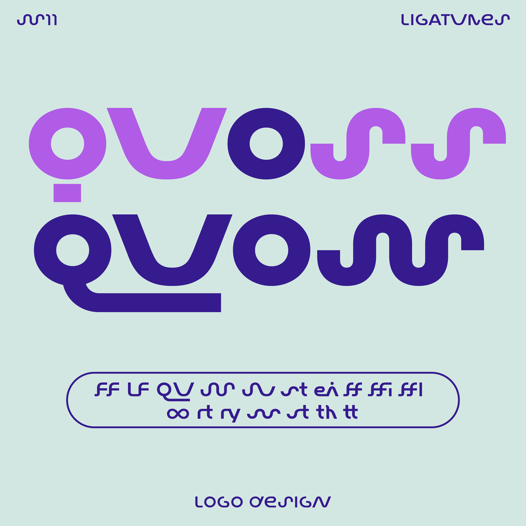 Swav—Wavy, futuristic display font