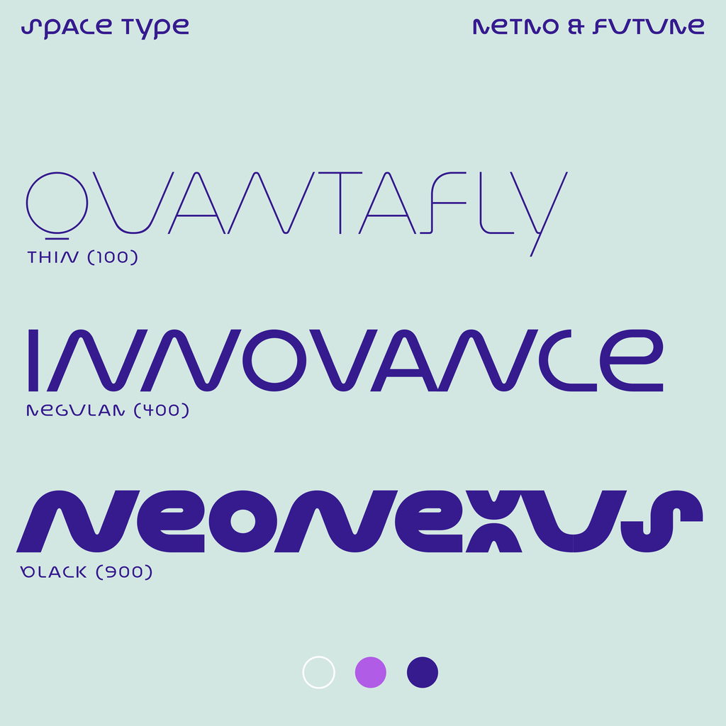 Swav—Wavy, futuristic display font