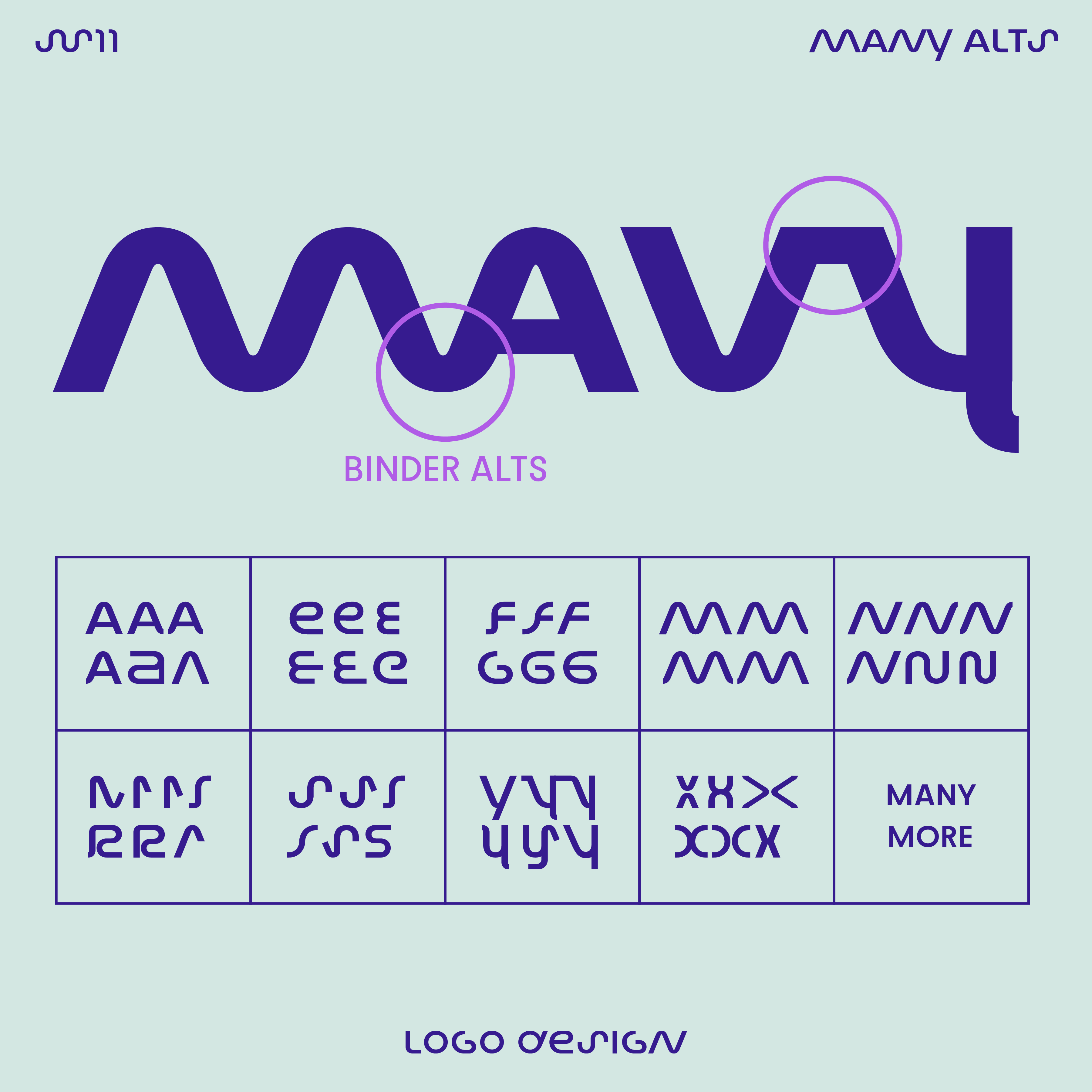Swav—Wavy, futuristic display font