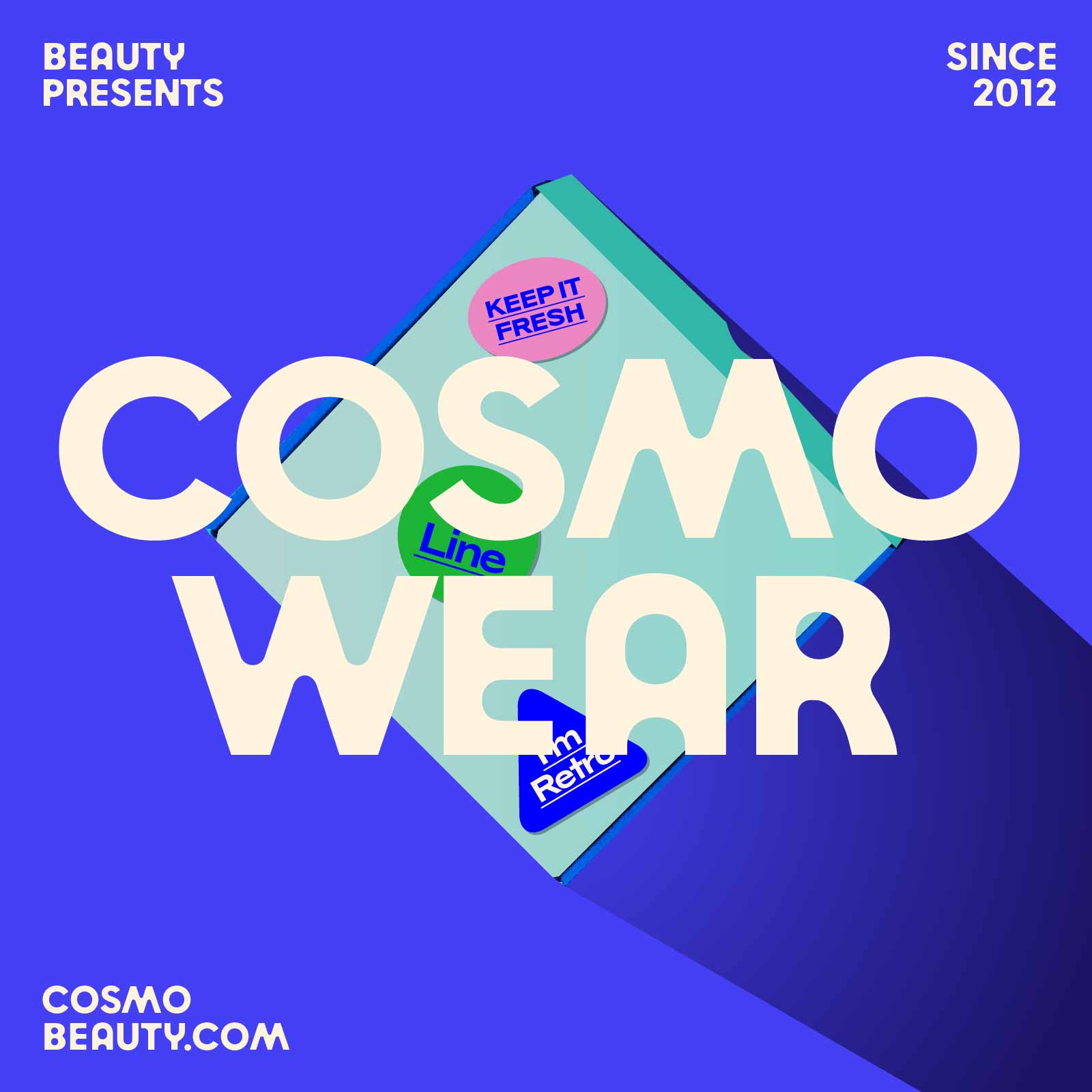 Vole water font for fun beauty branding example