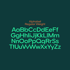 Walnuss expanded serif font alphabet letter pairs
