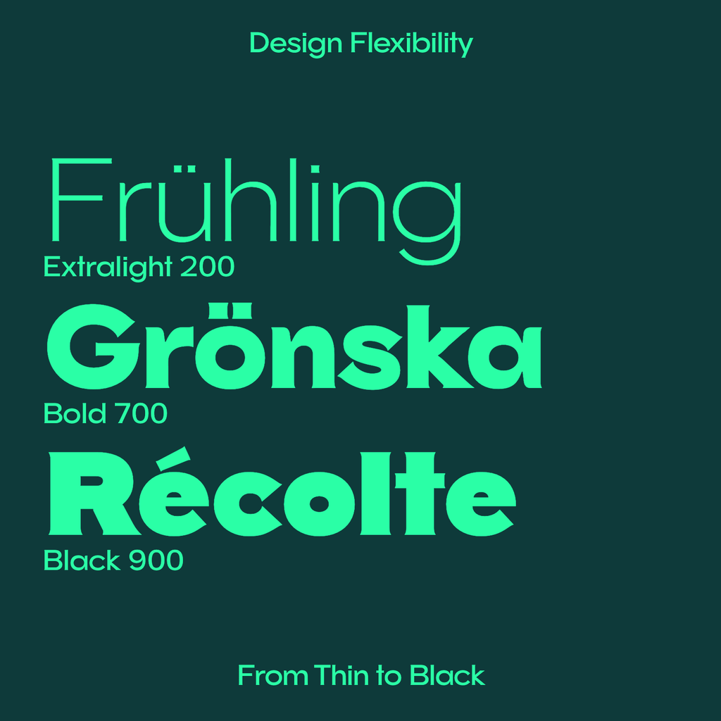 Walnuss expanded serif font design variety alternates