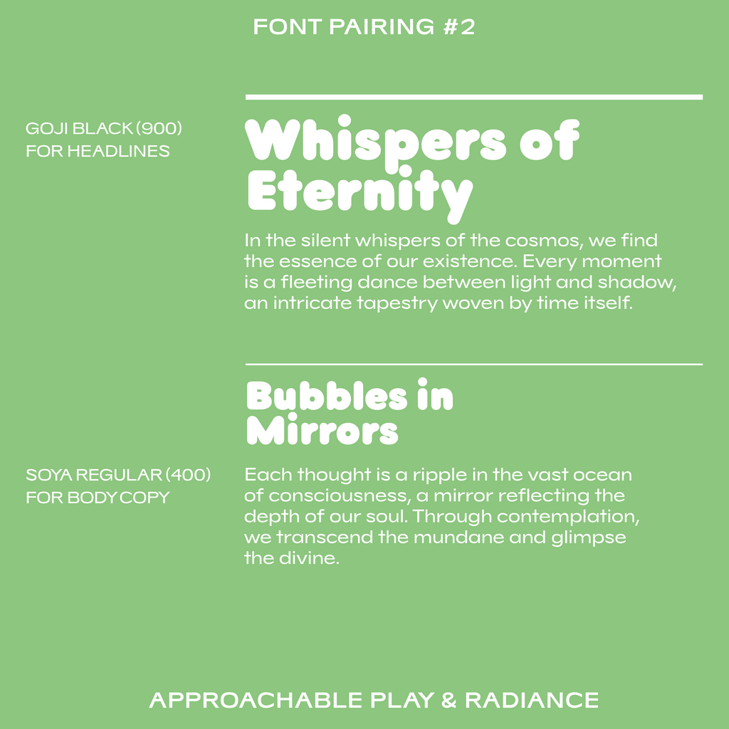 Goji—Friendly, rounded display font – Mojomox