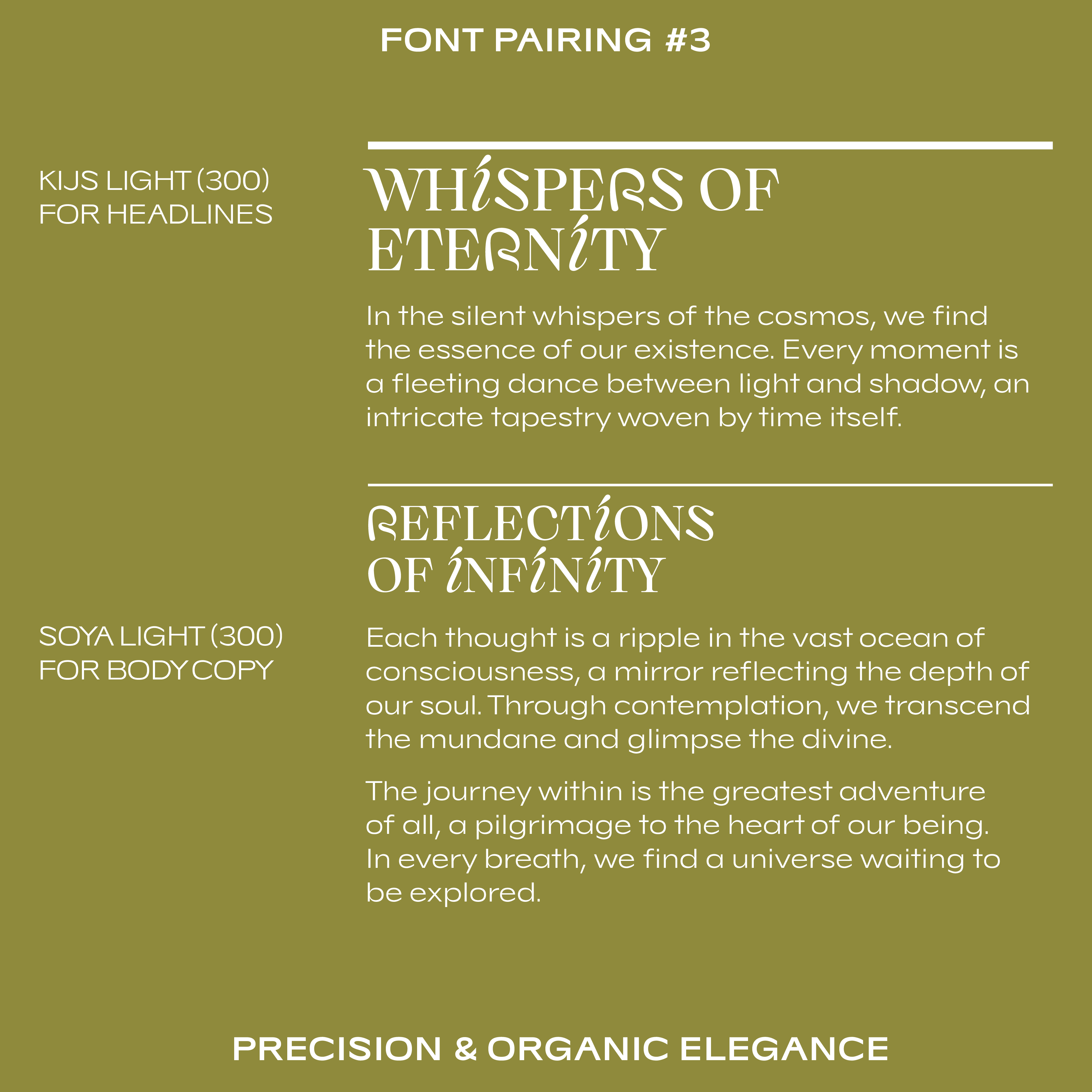 Soya—Chic, trendy font for modern food and fashion