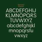 little river sophisticated font alphabet specimen