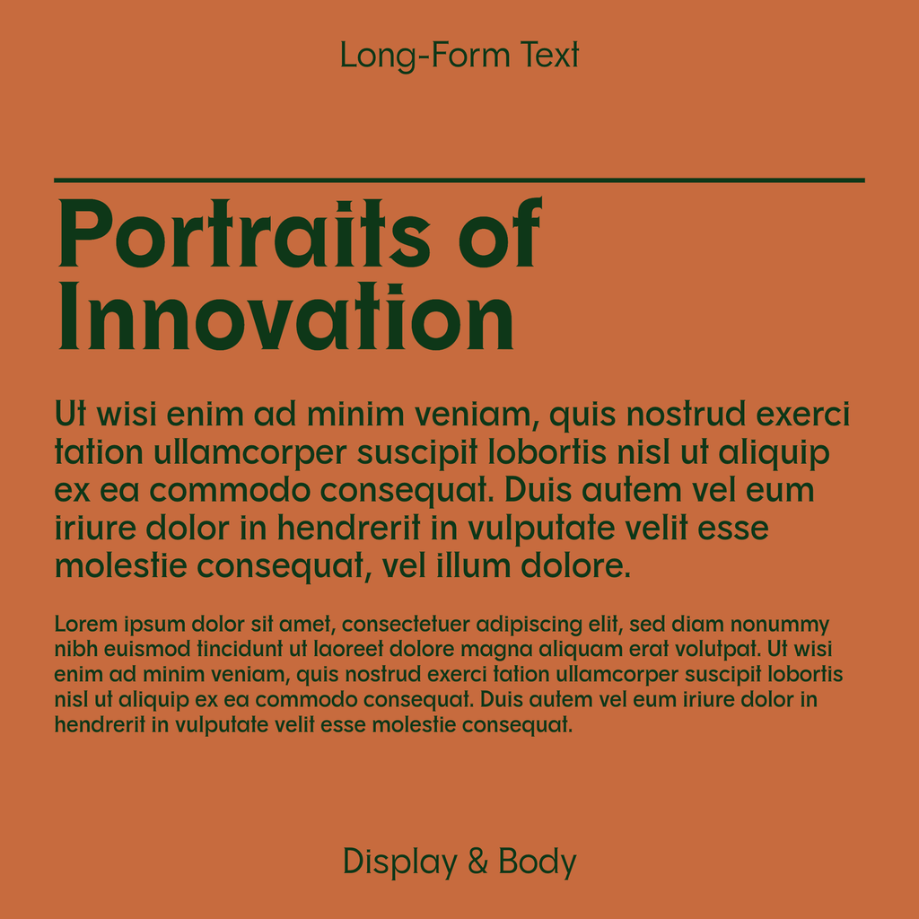 little river sophisticated font paragraph text sample