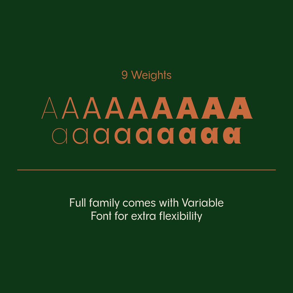 little river sophisticated font weight range samples