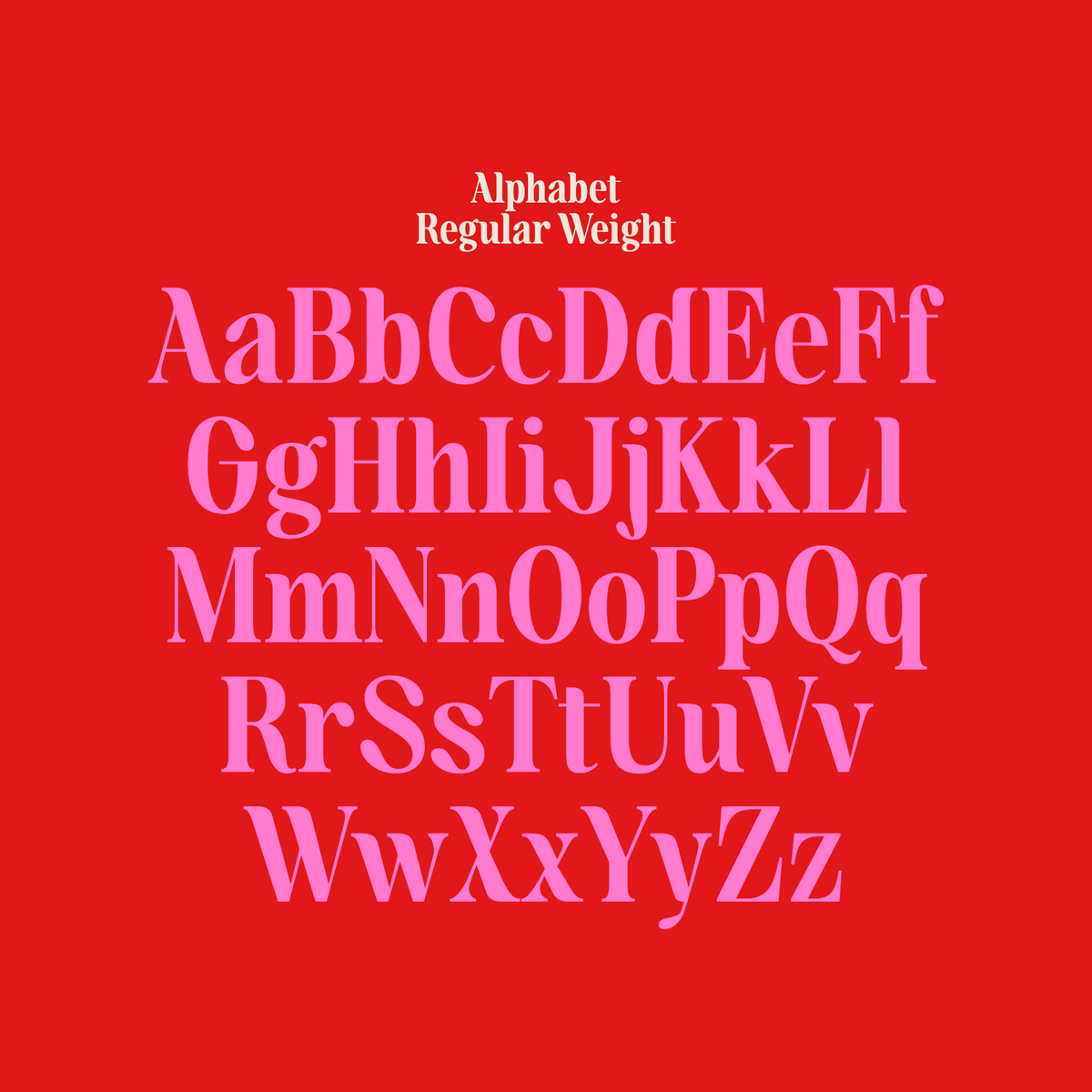 mirya soft condensed serif font alphabet letter pairs