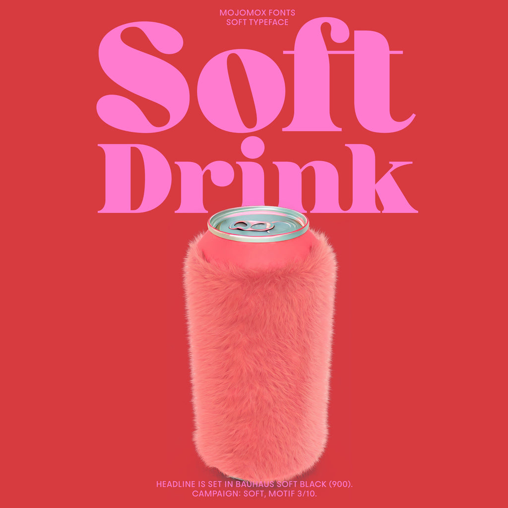 Bauhaus Soft—Bold organic serif font