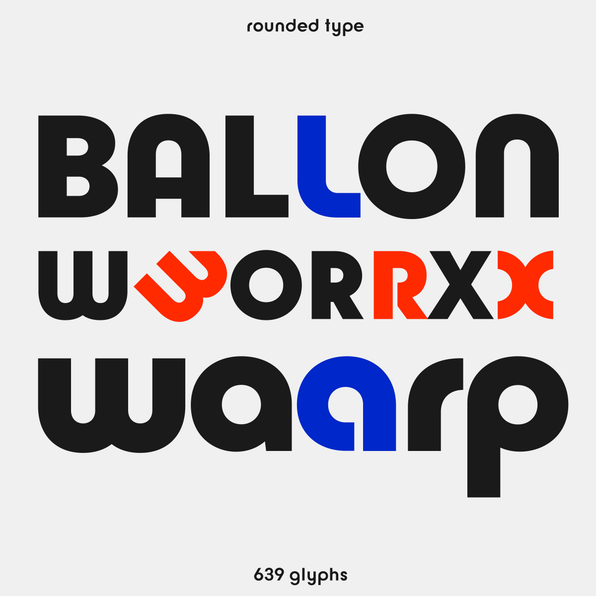 Rounded fonts – Mojomox