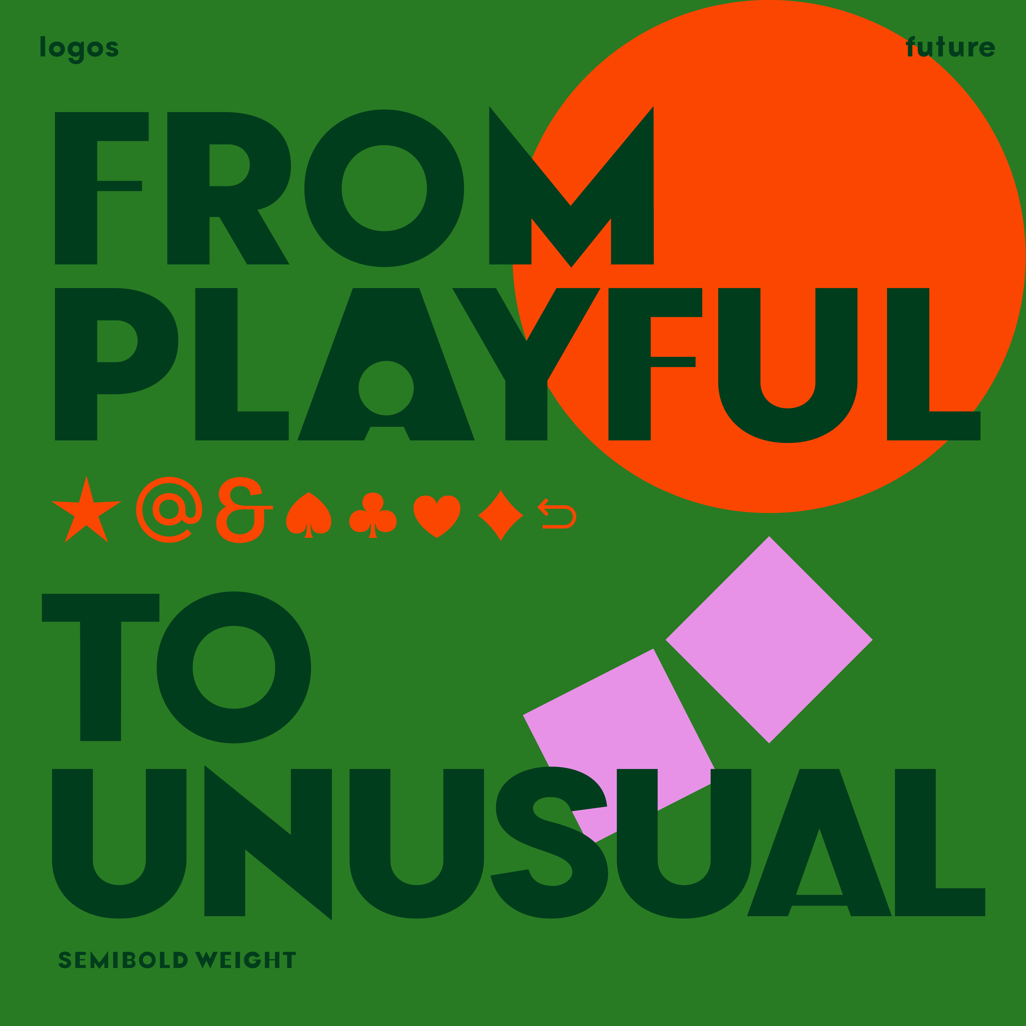 Bauhaus Bool—Playful font with an edge