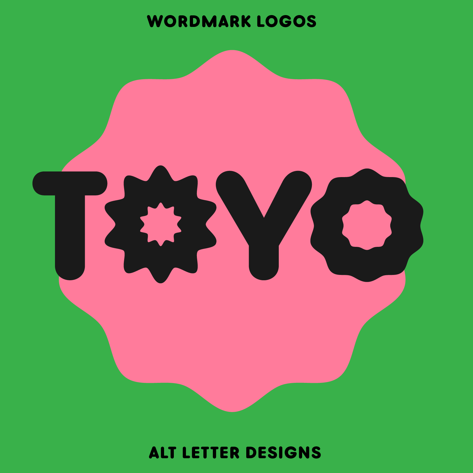 Goji stylistic sets example for letter O