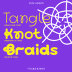 Lace cute bubble font for logos