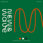 Beauty logo and wordmark examples set in the Lace handwritten line font