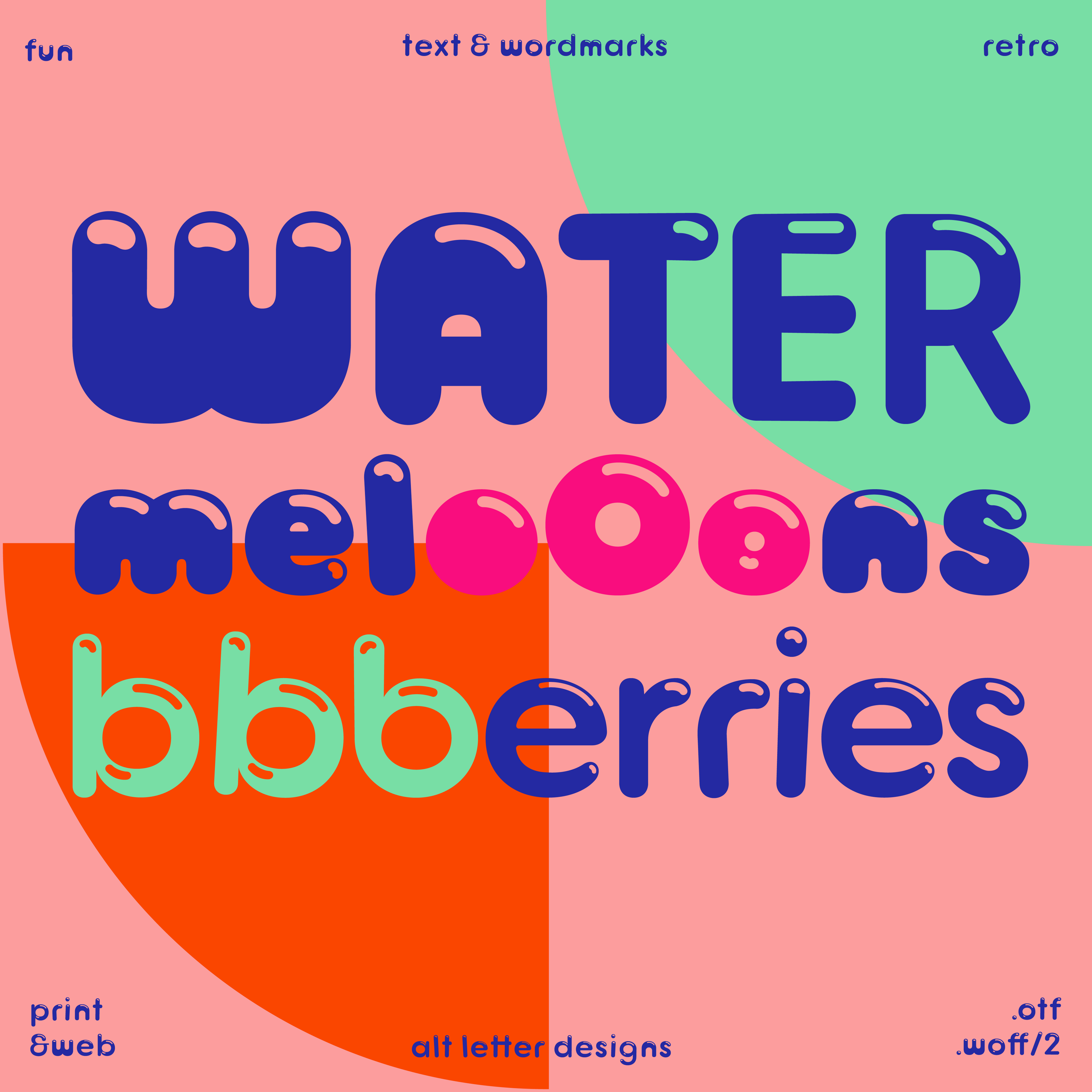 Loco—Bubble font similar to Cocomelon