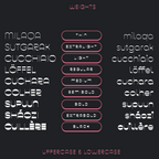 reverse-contrast, uppercase lowercase weights