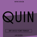 Quin, Art Deco typeface family, 20s